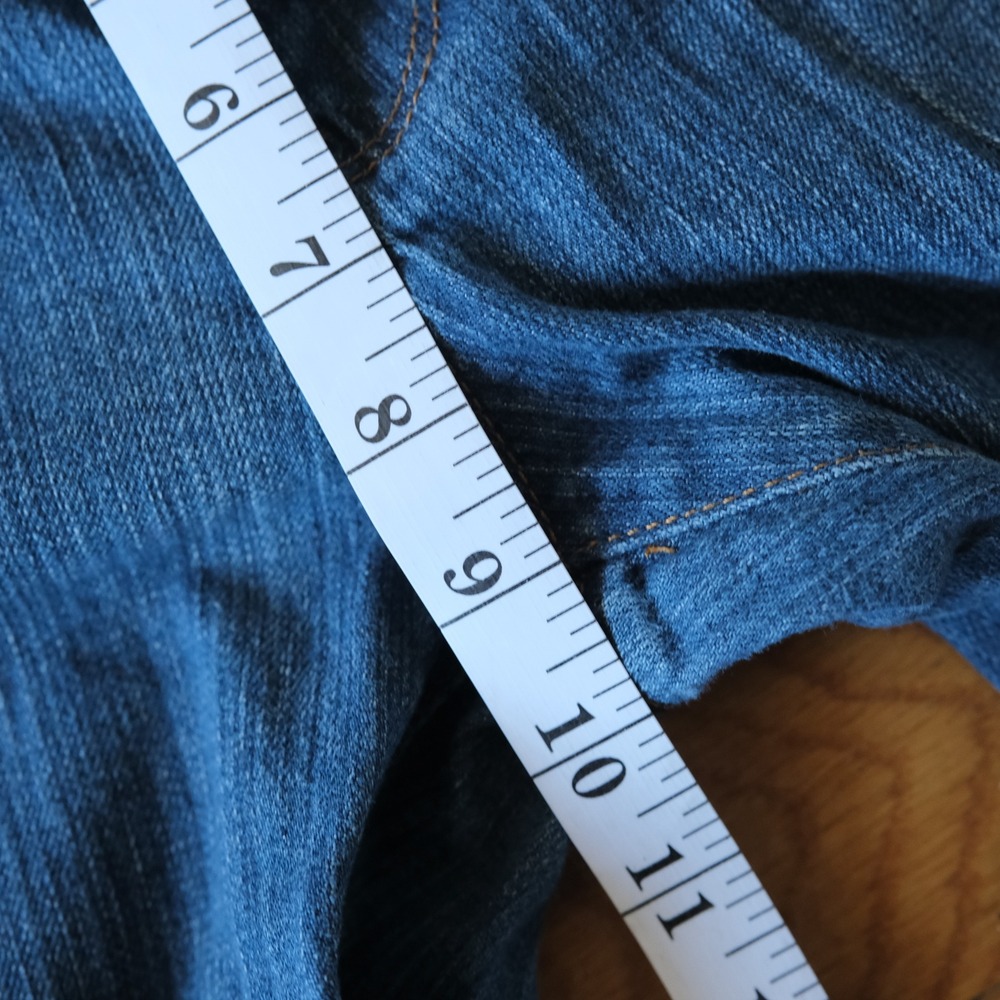 Polo Jeans Co Denim Jeans Women Blue Zip Pocket Y2K Utility 12 Whitney Flare Low - Picture 7 of 11